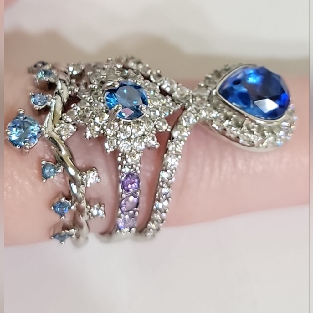 B.P. Atlantis collection, Dreams of the Sea, set of 3 rings, size 7